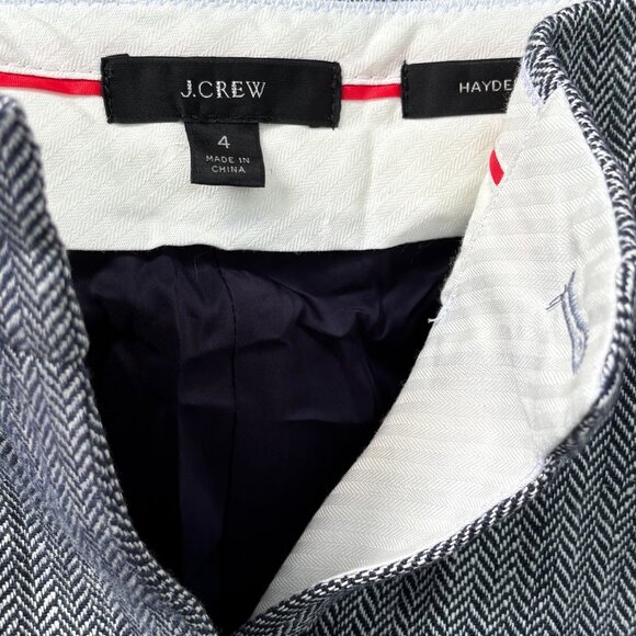 J.Crew Hayden Herringbone pants, size 4 - Picture 2 of 3